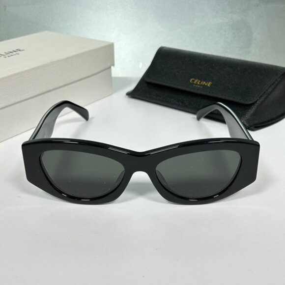 Women's Celine Triomphe Black Sunglasses - Picture 4 of 7